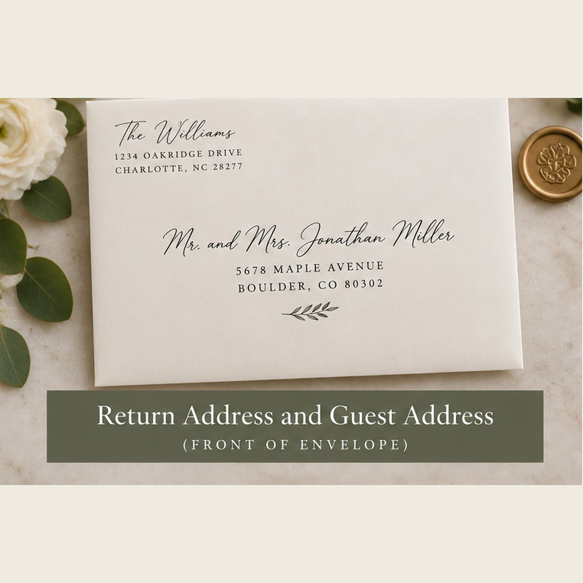 Professional Envelope Addressing