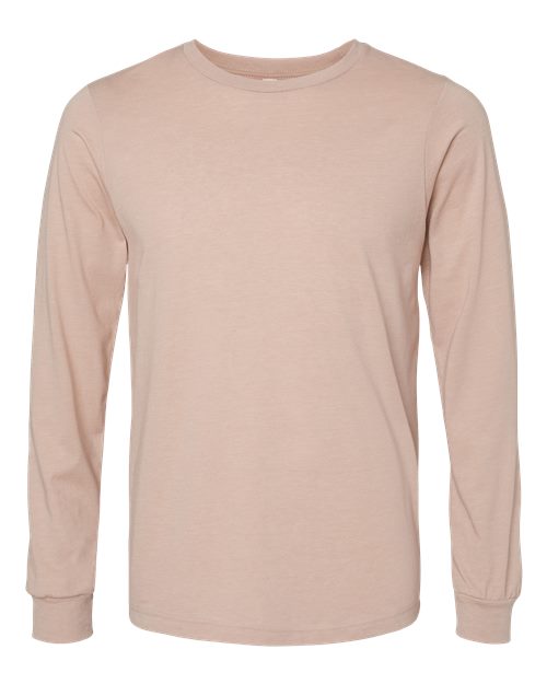 BELLA + CANVAS - Heather CVC Long Sleeve Tee - 3501CVC