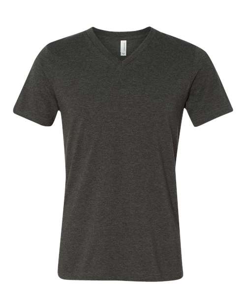 BELLA + CANVAS - Unisex Heather CVC V-Neck Tee - 3005CVC