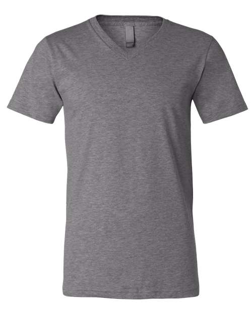 BELLA + CANVAS - Unisex Heather CVC V-Neck Tee - 3005CVC