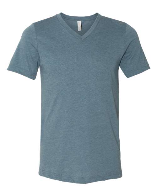 BELLA + CANVAS - Unisex Heather CVC V-Neck Tee - 3005CVC
