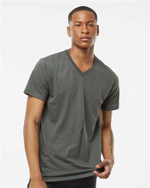 Tultex - Men's Poly-Rich V-Neck T-Shirt - 207M
