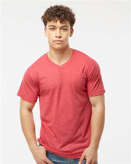 Tultex - Men's Poly-Rich V-Neck T-Shirt - 207M