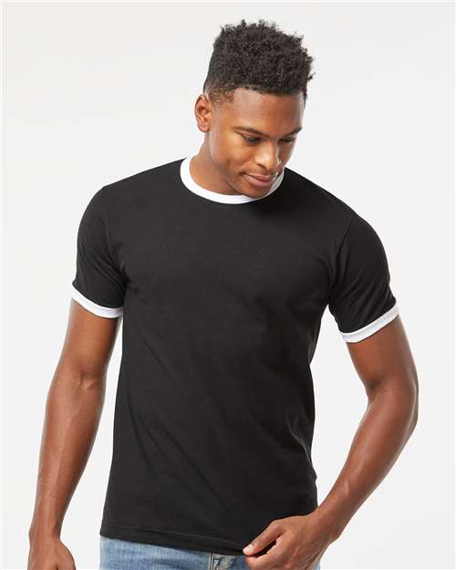Tultex - Unisex Fine Jersey Ringer T-Shirt - 246