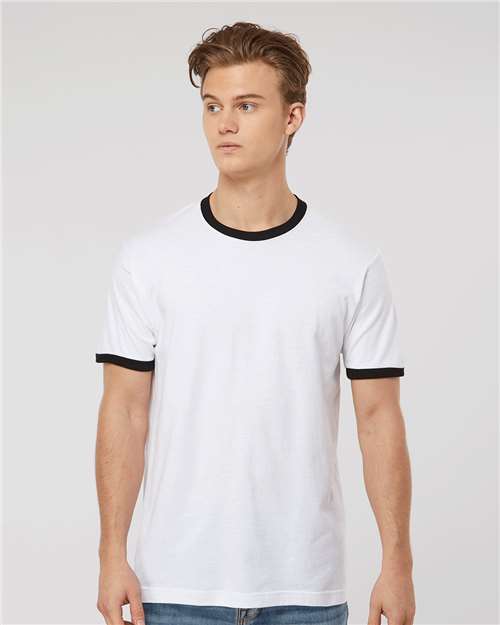 Tultex - Unisex Fine Jersey Ringer T-Shirt - 246