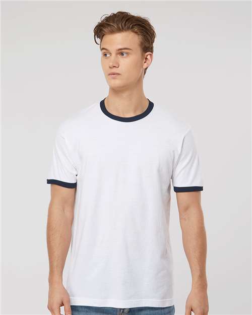 Tultex - Unisex Fine Jersey Ringer T-Shirt - 246