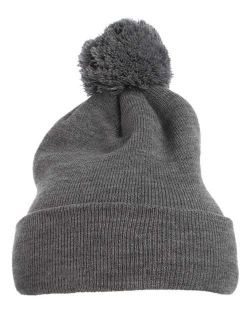 YP Classics - Pom-Pom Cuffed Knit Beanie - 1501P