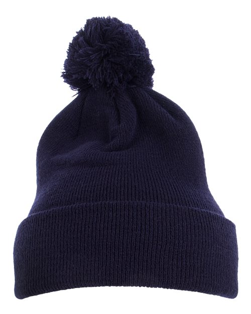 YP Classics - Pom-Pom Cuffed Knit Beanie - 1501P