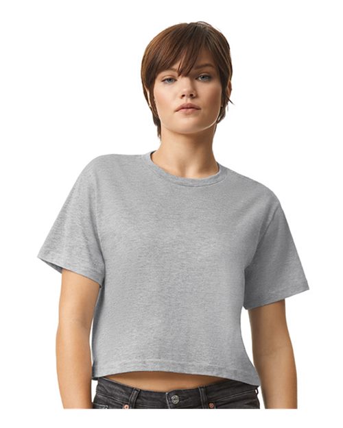 American Apparel - Women's Fine Jersey Mid-Length Boxy Tee - 102A