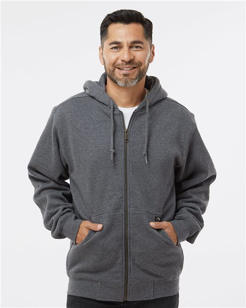 DRI DUCK - Men's Crossfire Heavyweight Power Fleece Hooded Jacket with Thermal Lining - 7033
