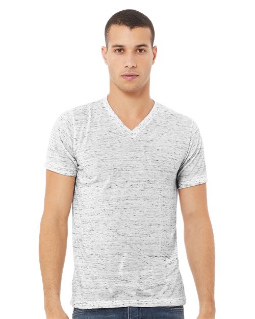 BELLA + CANVAS - Unisex Textured Jersey V-Neck Tee - 3655C