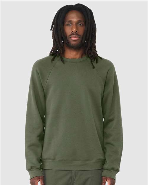BELLA + CANVAS - Unisex Sponge Fleece Raglan Crewneck Sweatshirt - 3901
