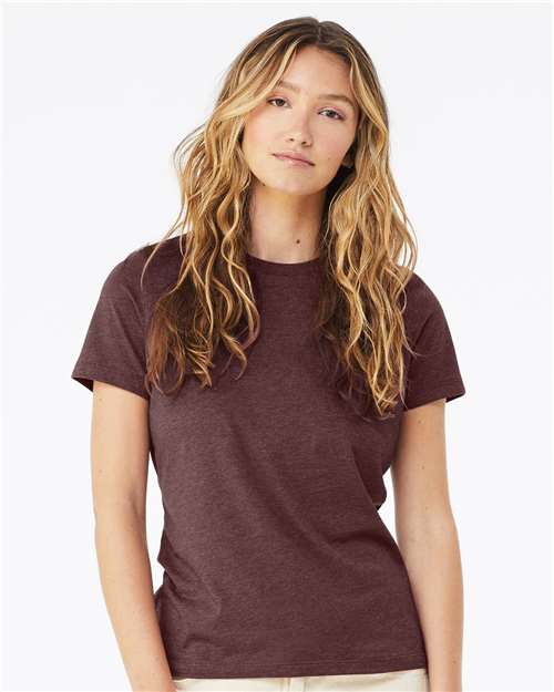 BELLA + CANVAS - Women’s Relaxed Fit Heather CVC Tee - 6400CVC