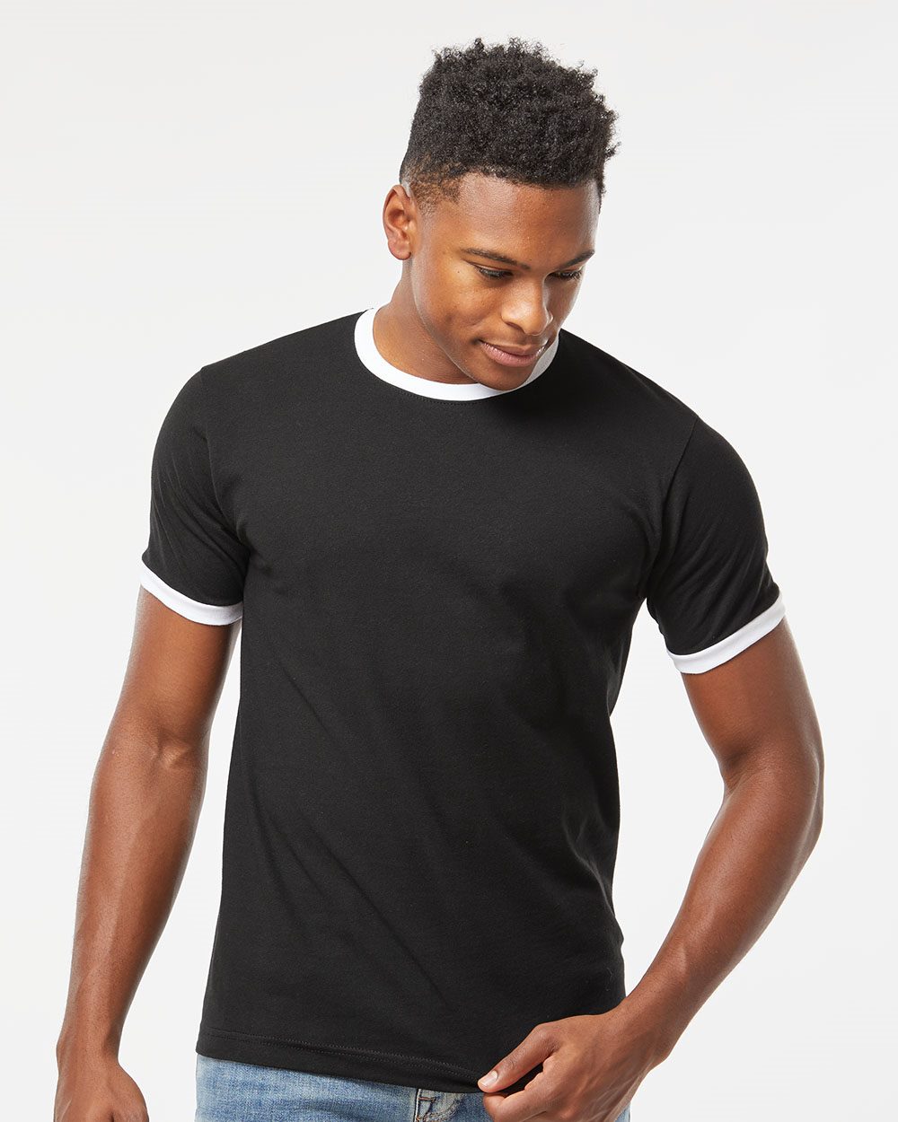 Tultex - Unisex Fine Jersey Ringer T-Shirt - 246