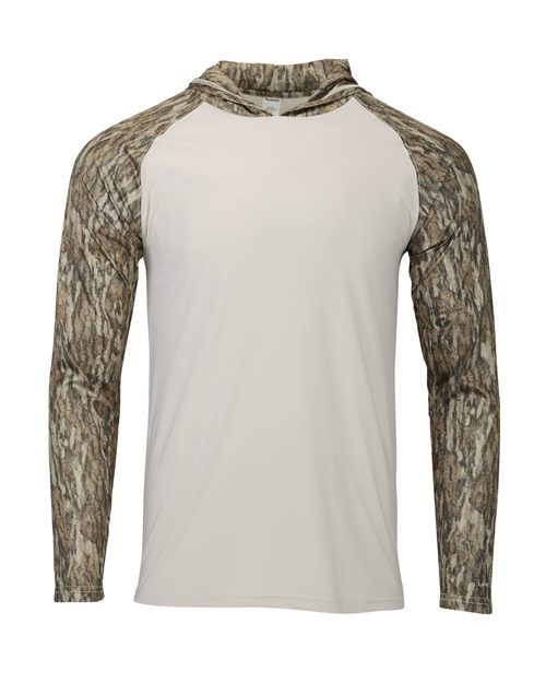 Paragon - Men's Biloxi Performance Colorblocked Hooded Long Sleeve T-Shirt - 241P