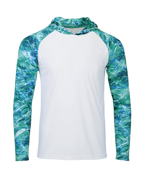 Paragon - Men's Biloxi Performance Colorblocked Hooded Long Sleeve T-Shirt - 241P