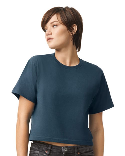 American Apparel - Women's Fine Jersey Mid-Length Boxy Tee - 102A