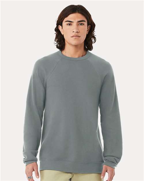 BELLA + CANVAS - Unisex Sponge Fleece Raglan Crewneck Sweatshirt - 3901