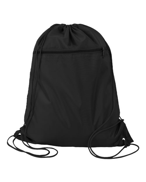 Q-Tees - Polyester Drawstring Backpack - Q135200