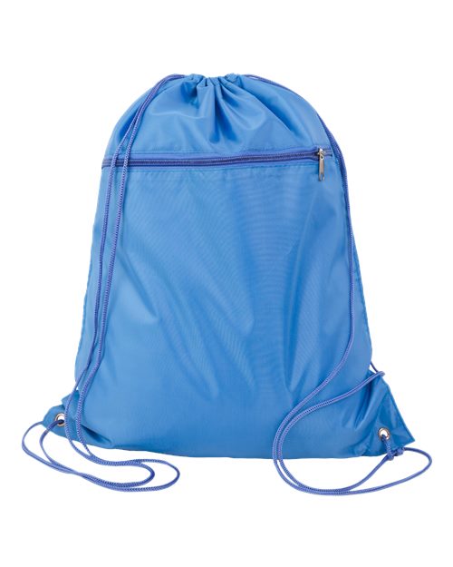 Q-Tees - Polyester Drawstring Backpack - Q135200