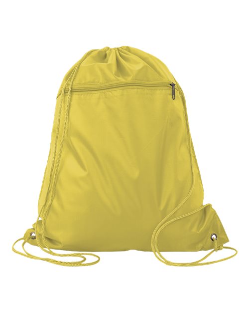 Q-Tees - Polyester Drawstring Backpack - Q135200