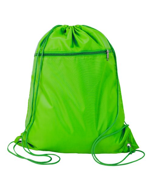Q-Tees - Polyester Drawstring Backpack - Q135200