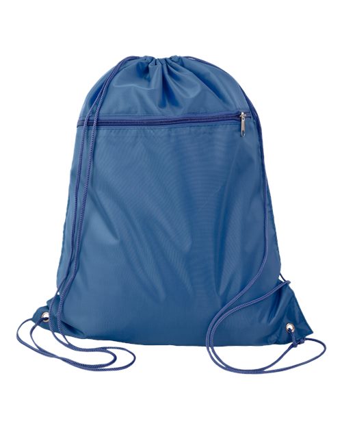 Q-Tees - Polyester Drawstring Backpack - Q135200