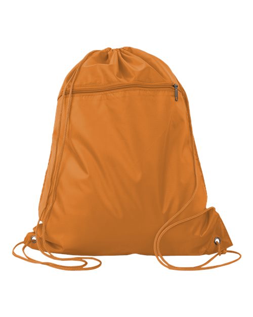 Q-Tees - Polyester Drawstring Backpack - Q135200