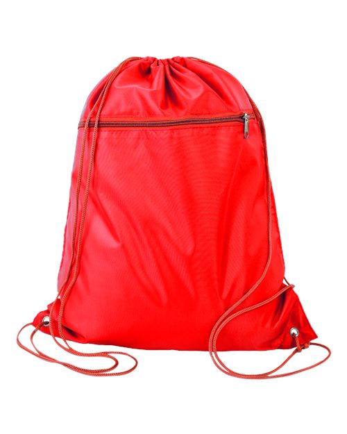 Q-Tees - Polyester Drawstring Backpack - Q135200