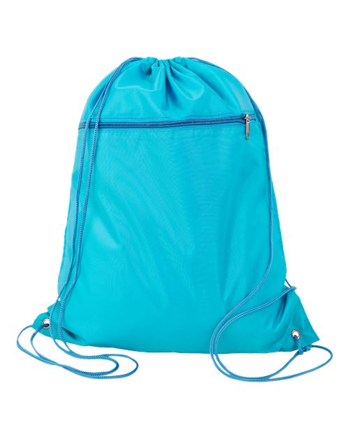 Q-Tees - Polyester Drawstring Backpack - Q135200
