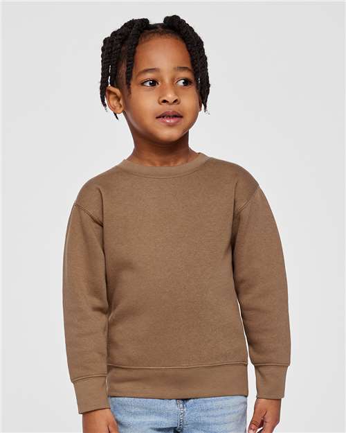 Rabbit Skins - Toddler Fleece Crewneck Sweatshirt - 3317