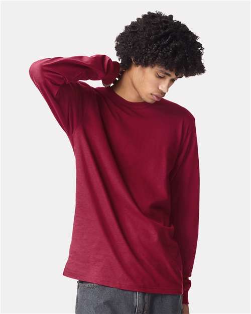 American Apparel - Unisex Fine Jersey Long Sleeve Tee - 2007W