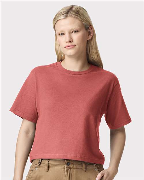 American Apparel - Women's Fine Jersey Mid-Length Boxy Tee - 102A