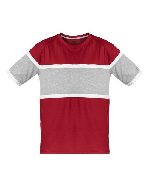 Badger Unisex United t-shirt with a lightweight, athletic design and comfortable fit. Features moisture-wicking fabric, ideal for sports, workouts, or everyday active wear.