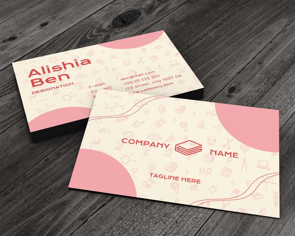 Pinke Bildungselemente – einseitig oder doppelseitig