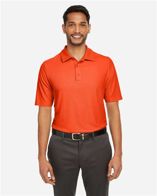 CORE365 Men’s Fusion ChromaSoft™ piqué polo with a lightweight, smooth feel and modern athletic fit. Features moisture-wicking fabric and a classic collar, ideal for work or everyday wear.