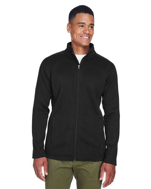 Devon & Jones - Men's Bristol Full-Zip Sweater Fleece Jacket - DG793