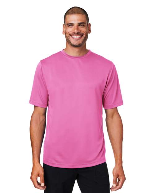 Team 365 Men’s Zone Performance mesh t-shirt with a lightweight, breathable design and athletic fit. Features moisture-wicking mesh fabric, ideal for sports, workouts, or everyday active wear.