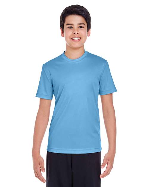 Team 365 Youth Zone Performance t-shirt with a lightweight, breathable design and athletic fit. Features moisture-wicking fabric, perfect for sports, school, or everyday active wear.