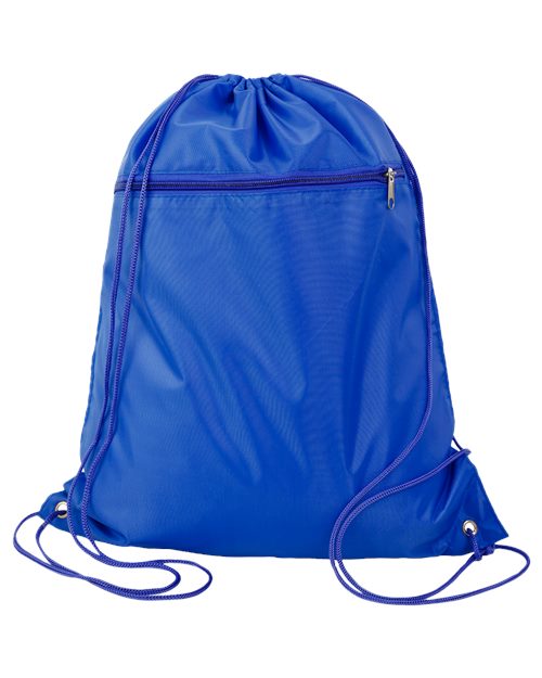 Q-Tees - Polyester Drawstring Backpack - Q135200