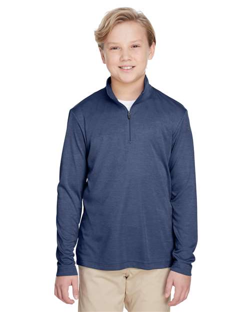 Team 365 - Youth Zone Sonic Heather Performance Quarter-Zip Pullover - TT31HY