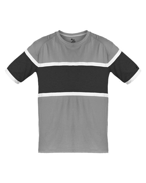 Badger Unisex United t-shirt with a lightweight, athletic design and comfortable fit. Features moisture-wicking fabric, ideal for sports, workouts, or everyday active wear.