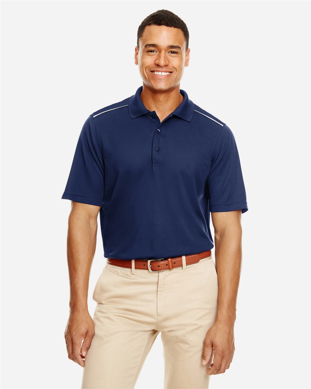 CORE365 - Men's Radiant Performance Piqué Polo with Reflective Piping - 88181R
