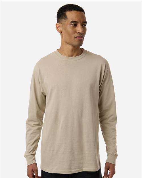 M&O - Unisex Gold Soft Touch Long Sleeve T-Shirt - 4820M