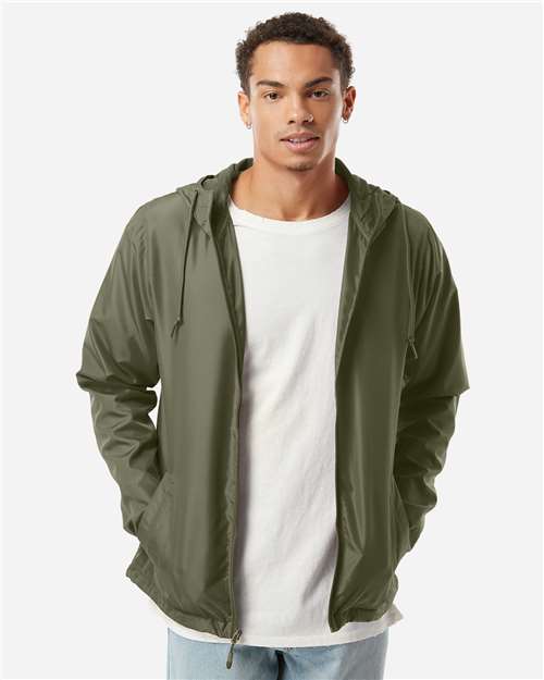 Independent Trading Co. - Men's Lightweight Windbreaker Full-Zip Jacket - EXP54LWZ
