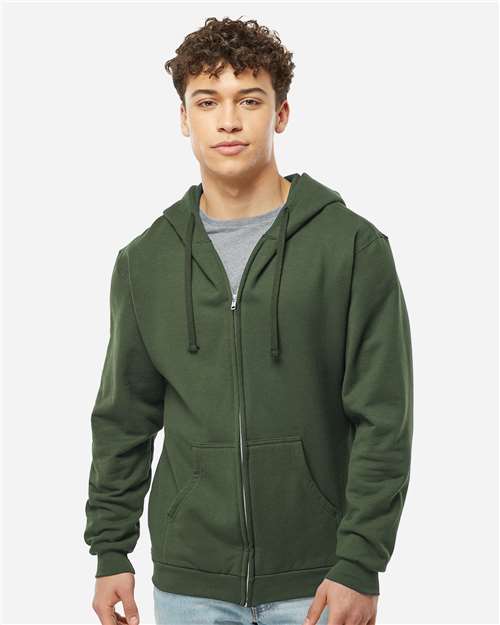 Tultex - Unisex Full-Zip Hooded Sweatshirt - 331