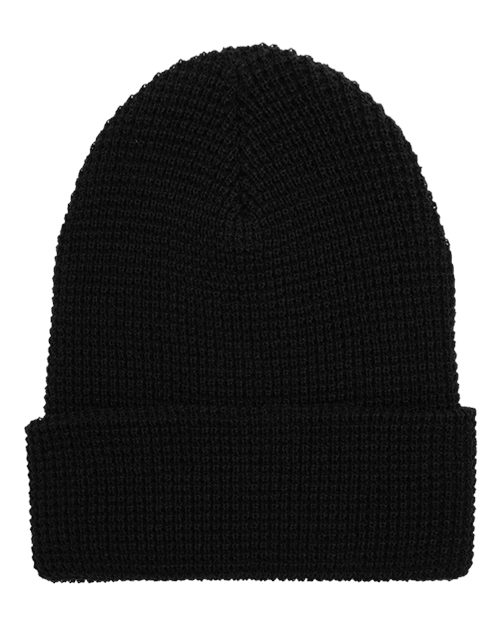YP Classics - Waffle Cuffed Knit Beanie - 2501KC