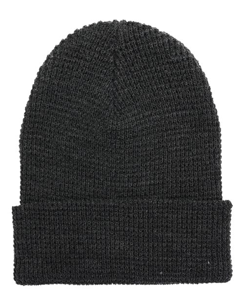 YP Classics - Waffle Cuffed Knit Beanie - 2501KC