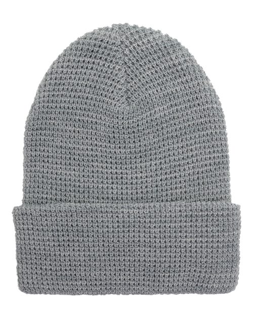 YP Classics - Waffle Cuffed Knit Beanie - 2501KC
