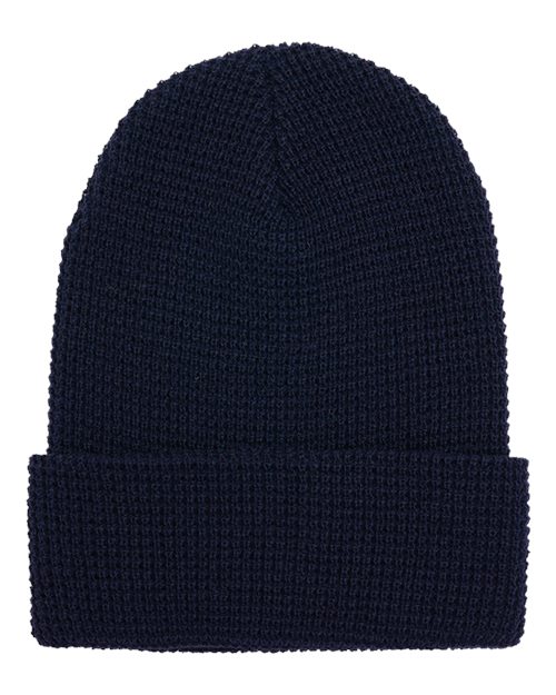 YP Classics - Waffle Cuffed Knit Beanie - 2501KC